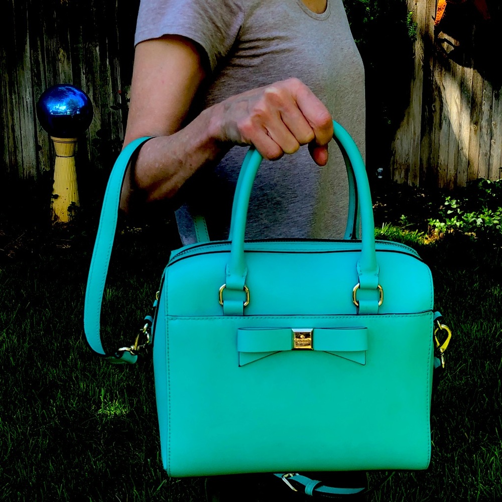 Kate Spade leather shoulder bag.